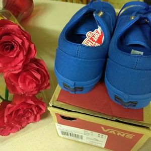 SOLD....Blue Vans NIB